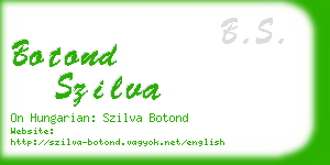 botond szilva business card